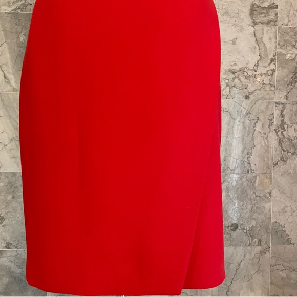 J. Crew Factory Crepe Wrap Pencil Skirt - Picture 3 of 7